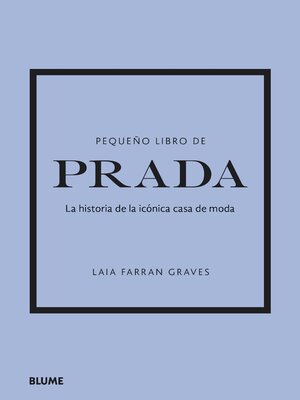 cover image of Pequeño libro de Prada